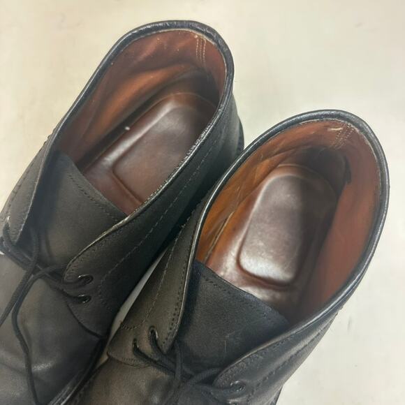 EUC Alden x J. Crew D4708 CUSTOM Black Oiled Suede Chukka Boot Made in USA 11 D main image 5